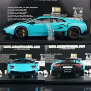 *RARE* 1/18 AUTOart Lamborghini Murcielago LP670-4 SV (Turquoise Blue)