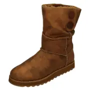 Ladies Skechers Keepsakes 2.0 Casual Boots Upland 44613 Chestnut (Brown) UK 6