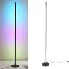 LED Floor Lamp Modern Minimalist Lit Lamp RGB Color Changing Corner JY