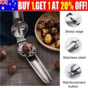 Stainless Steel Chestnut Walnut Cracker Pliers Nut Clip Nut Cutter Fast Opener