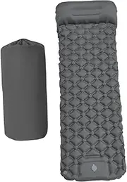 Ｓｉｍｈｏａ Camping Sleeping Pad, Inflatable Sleeping Mat, Camping Pad Camping Air Mattress, Built in Pump for Tent