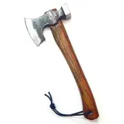 Small Hand Forged Hatchet Hammer Combo Axe Tool Wooden Handle Tomahawk Camp Mini
