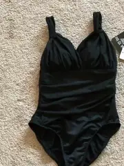SLIMMIMG MIRACLESUIT® BLACK LOOPED IN SWIMSUIT 10 LAST 1