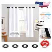 Triple Weave Blackout Curtains with Noise Control – Elegant 45" Window Drapes