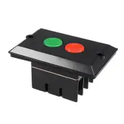 Latching Push Button Switch ON/OFF 5A 3 Phase NO NC for Electric Tool Black