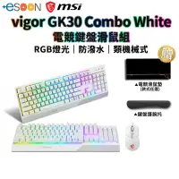 在飛比找蝦皮商城優惠-MSI 微星 Vigor GK30 Combo TC 電競鍵