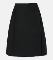 [CO] CO A-line wrap skirt AU 12 black