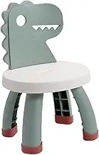 ANDRESLAD Children's Study Chair Cartoon Dinosaur Design Anti-Slip Baby Chair Boys and Girls Furniture Toddler Seat Kindergarten Stool