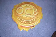 (OCB) Ontario Craft Brewers Company 12 X 12 3/4"Tin Sign Never Hung
