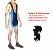 New Men's Cycling 3D Bib Shorts Bicycle Compression Lycra Padded Tights Pants