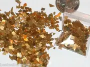 1 bag magical Real Gold Plated Diamond Dust for glass bottle vials stone sparkly