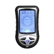 8 In 1 Camping Travel Altimeter Barometer Digital Compass Barometer Thermometer
