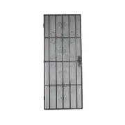2032 x 813mm Barrier Door Steel Frame Metric Catalina Black - Black