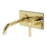 Kingston Brass KS811.CTL Continental 1.2 GPM Wall Mounted - Brass