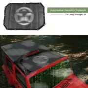Front Sunshade Bikini Cover UV Roof Sun Mesh For Jeep Wrangler JK JKU 2007-2017