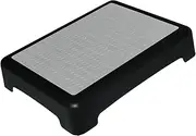 Mobility Step Stool Portable Step Riser Non Slip Step Stool Indoor Lightweight Portable Stool for Stairs Office Seniors, Black Gray