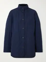 [Purdey] Purdey - Quilted Shell Jacket - Navy - large large Blue