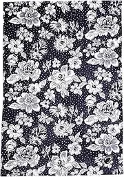 Vera Bradley Women's Collegiate Plush XL Throw Blanket (Multiple Teams Available), Penn State University Navy/White Rain Garden, One Size