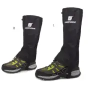 Adventure Awaits with Black Waterproof Gaiters for Hiking and Climbing