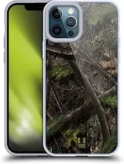 Head Case Designs Pinewoods Turkey Hunt Camouflage Hunting Gel Case [Military Grade Protection] Compatible with Apple iPhone 12 Pro Max
