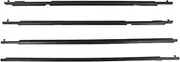 Car Door Glass Window Moulding Trim Weatherstrip Rubber Seal Belt Weather Strip Compatible for Toyota 4runner 2010-2021
