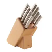 Scanpan - Classic Steel 9pc Knife Block Set