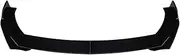 Compatible for Vauxhall Opel Astra H VXR Car Front Bumper Lip Chin Spoiler Splitter Body Kit Guard Deflector Lips Covers Car Parts(Glossy Black)