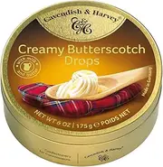 Cavendish & Harvey Travel Tin Butterscotch Drops 175 g (Pack of 9)