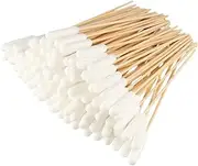500pcs 15cm Pet Cotton Swabs Single-Head Dirt Removal Cotton Swabs Dog Cotton Buds Disposable Dog Wash Ear Stick Cleaning