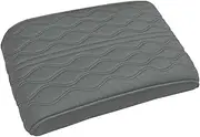 Car Armrests Center Console Pad for Elbow Support Universal Leather Car Armrest Box Pad Waterproof Armrest Cushion Car Interior Accessories Console Armrest(A)