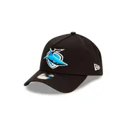 Cronulla-Sutherland Sharks NRL Essentials Black OTC 9FORTY A-Frame Snapback