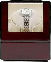 Watch Stand Watch Winders for Automatic Watches - Automatic Single Position Watch Winder Wood Paint Winding Display Holder Jewelry Cabinet Storage Box Watch Case Motor Watch Mover Shaker for KeYJ