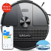 Robot Vacuum 4500Pa 3-in-1 Cleaner Mop Lidar 5 Maps 24 No-Go Zones 54dB App Alex