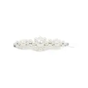 [Simone Rocha] Simone Rocha-Pearl Large Flower Hair Clip-Donna OS OS