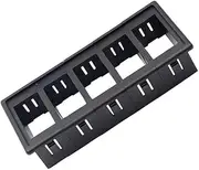 SOESFOUFU ABS Fireproof V0 Rocker Panel Holder Kit for Car Marine Toggle Switch Accessory 13.1x5.2x2.7cm