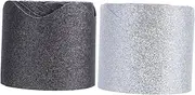 CAXUSD 2 Rolls Elegant Glitter Blackboard Border Trim for Classroom Decoration Scalloped Edges Eye Catching Bulletin Board Decor for School Office