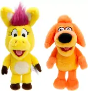 Donkey Hodie 8" Sound Plush Twin Pack - Donkey Hodie & Bob Dog - Squeeze for Phr