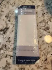 Satin Smooth Natural Muslin Epilating Strips - 100 large strips