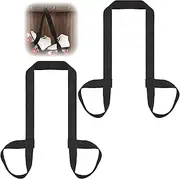 2pcs Yoga Mat Holder Yoga Mat Carrying Strap Sling Yoga Mat Harness Strap Sling Adjustable Loops Roller Ice Skate Leash Carry Strap Adjustable Ski Snowboard Boot Carrier Strap