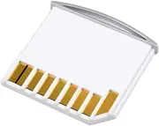 NFHK Micro SD TF to SD Card Kit Mini Adaptor for Extra Storage MacBook Air/Pro/Retina White