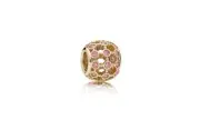 In The Spotlight Openwork, Fancy Pink CZ Pandora Charm