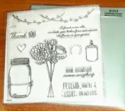 CTMH S1512 CANDLELIGHT GARDEN ~ A friend is one who overlooks..., FLOWERS,Candle