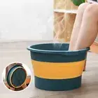 Thicker Foot Bath Bucket Leak-proof Massage Bucket Retractable Bucket Foot SPA