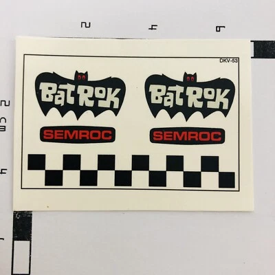 Flying Model Rocket – Parts – NOS Semroc Batrok Decals Only - KV-53