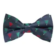 Mens Christmas Pattern Pre-tied Party Bow Tie 010