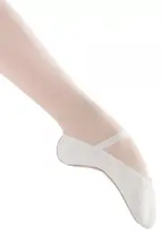 NEW IN BAG Bloch "Dansoft" Full Sole Ballet Shoes, White, S0205L, Size 3.5