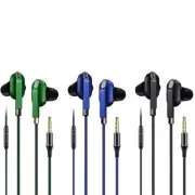 Corded Earbuds In-Ear Earphones with Microphone Noise Isolating Headphones 3.5mm