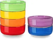 vancasso Bonita Cereal Bowls-24 Oz Soup Bowls Set of 6, Ceramic Bowls for Kitchen Decor, Dishwasher & Microwave Safe, Multicolor