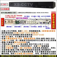 在飛比找Yahoo!奇摩拍賣優惠-【XS-CCTV】昇銳500萬畫素 8路 監視器主機(含2T