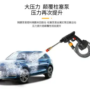 楓林宜居 家用洗車水槍電動洗車機充電洗車槍澆花鋰電無線高壓水槍廠家直銷